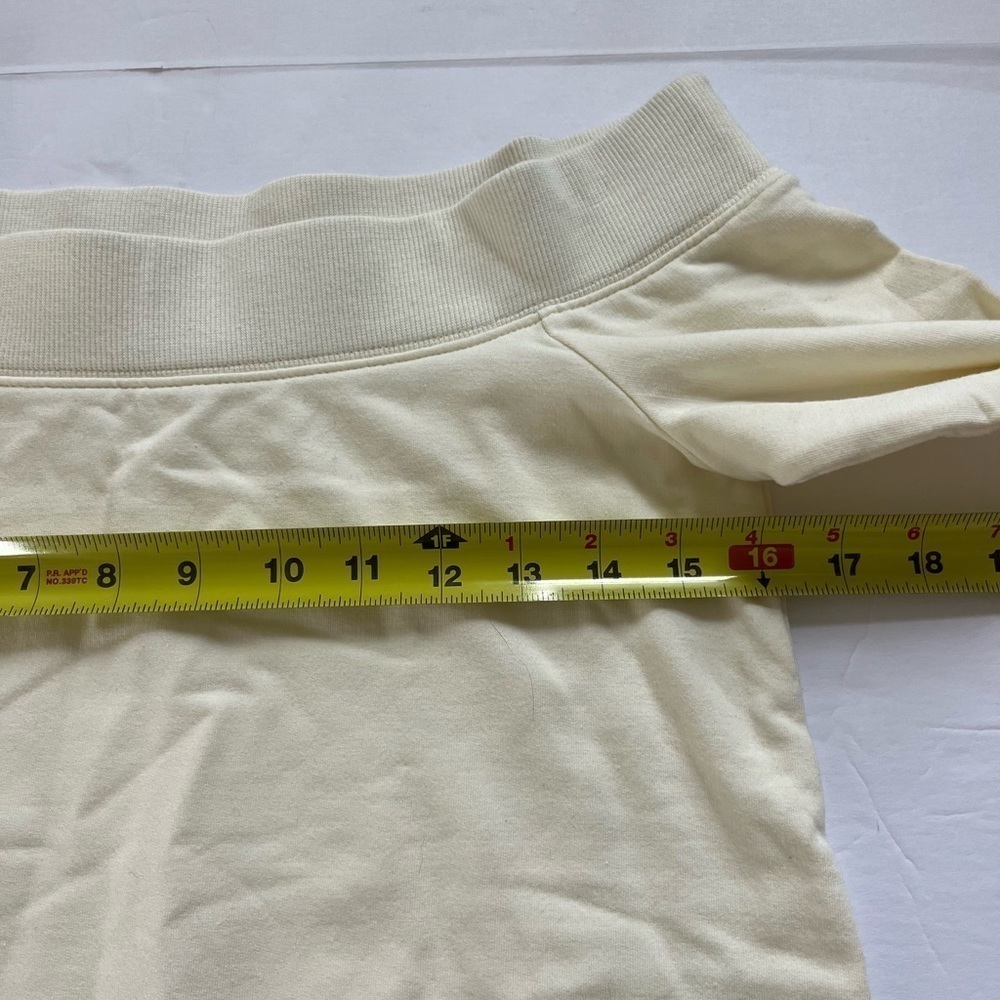 Daily Ritual Cream Off White Boat Neck Top Size Small - Picture 7 of 8